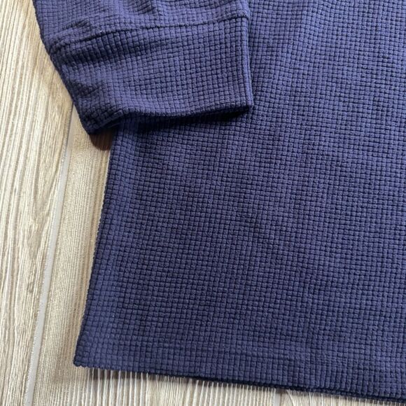 Columbus Blue Jackets Thermal 1/4 Zip Pullover Men’s XXL Blue Logo NHL New - Picture 5 of 11